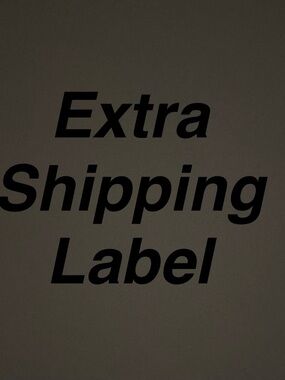 Extra Shipping Label